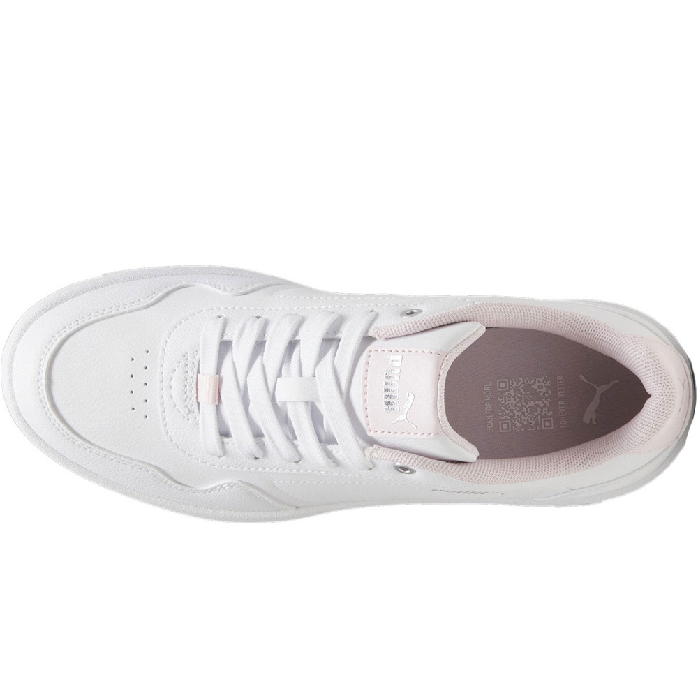 Puma zapatilla moda mujer Court Classy vista superior