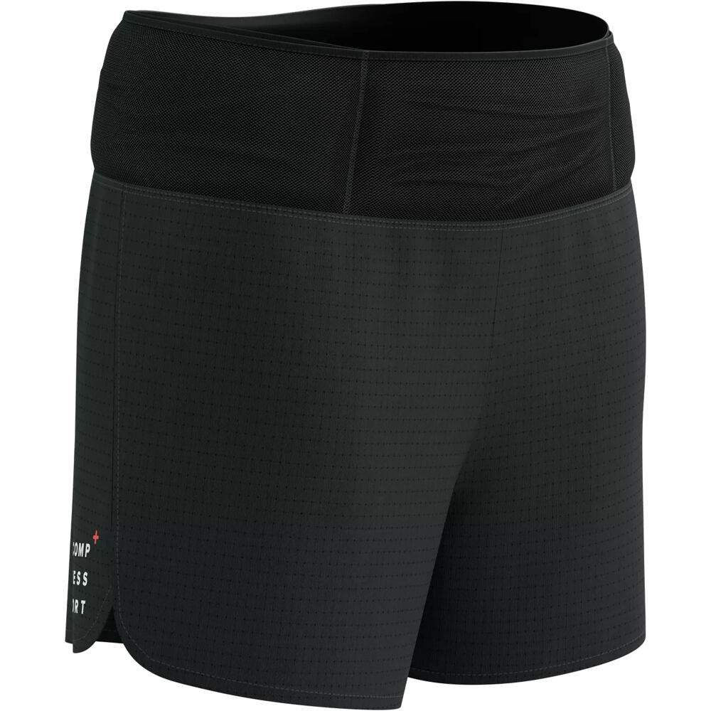 Trail racing pantalones cortos trail running mujer Negro (S)