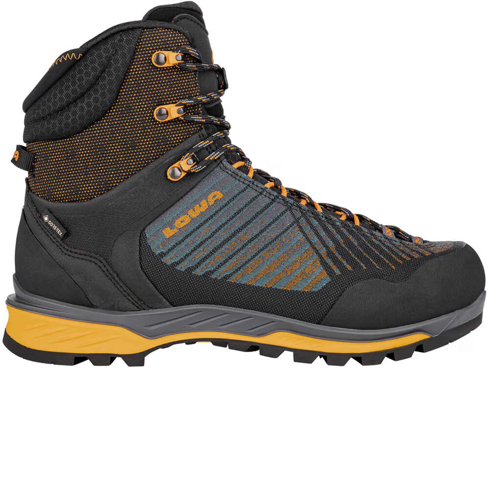 Mangart gore-tex mid bota montaña cuero hombre Negro (46)