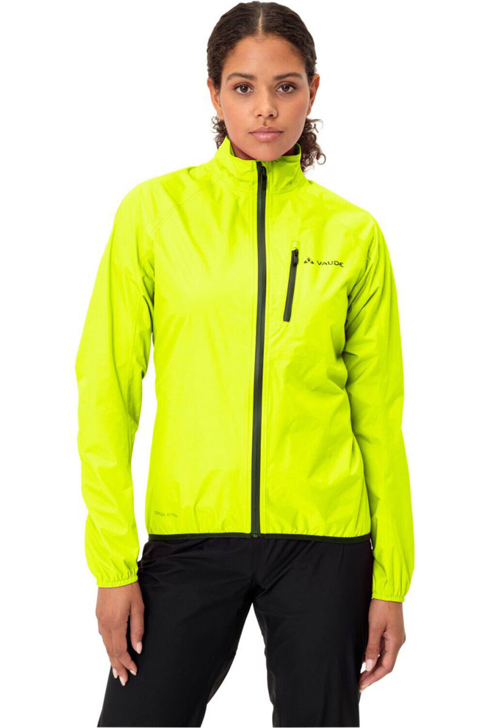 Vaude chaqueta impermeable ciclismo mujer Women's Drop Jacket III vista frontal