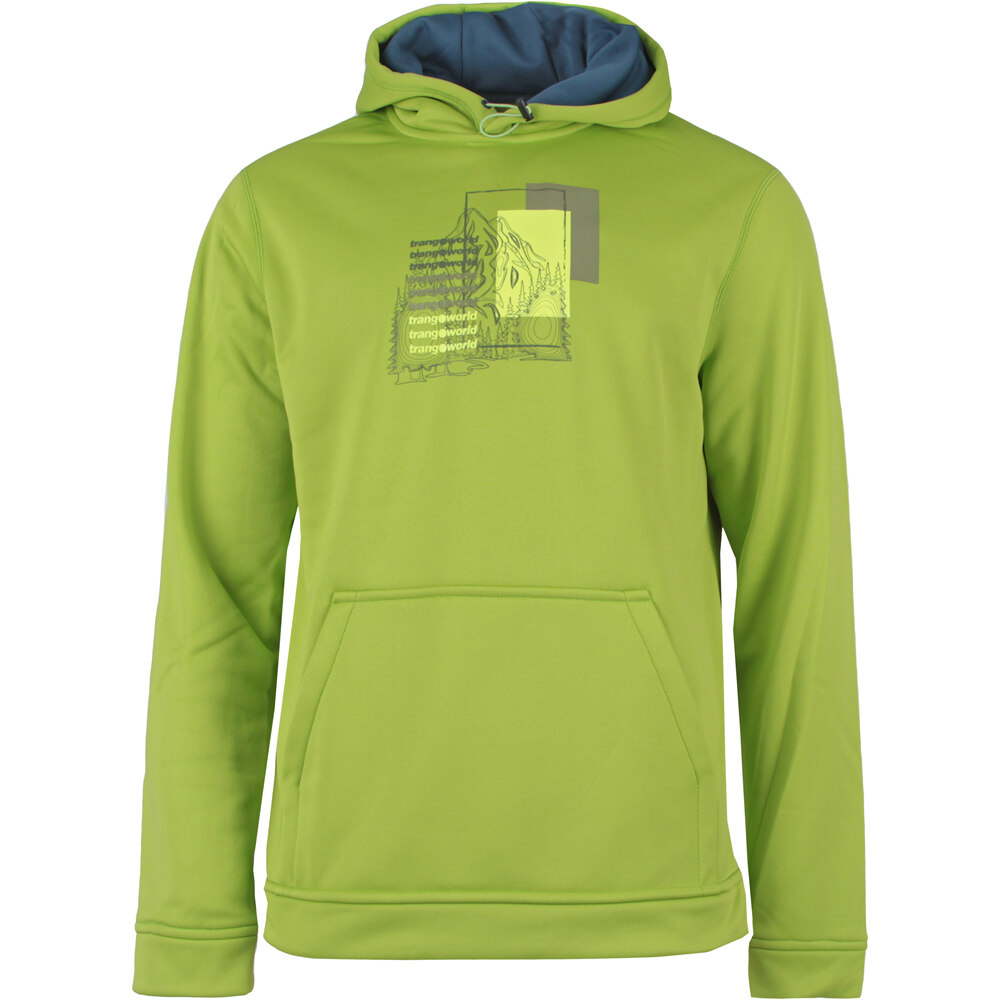 Rauzan Sudaderas Montaña Hombre Verde (XXL)