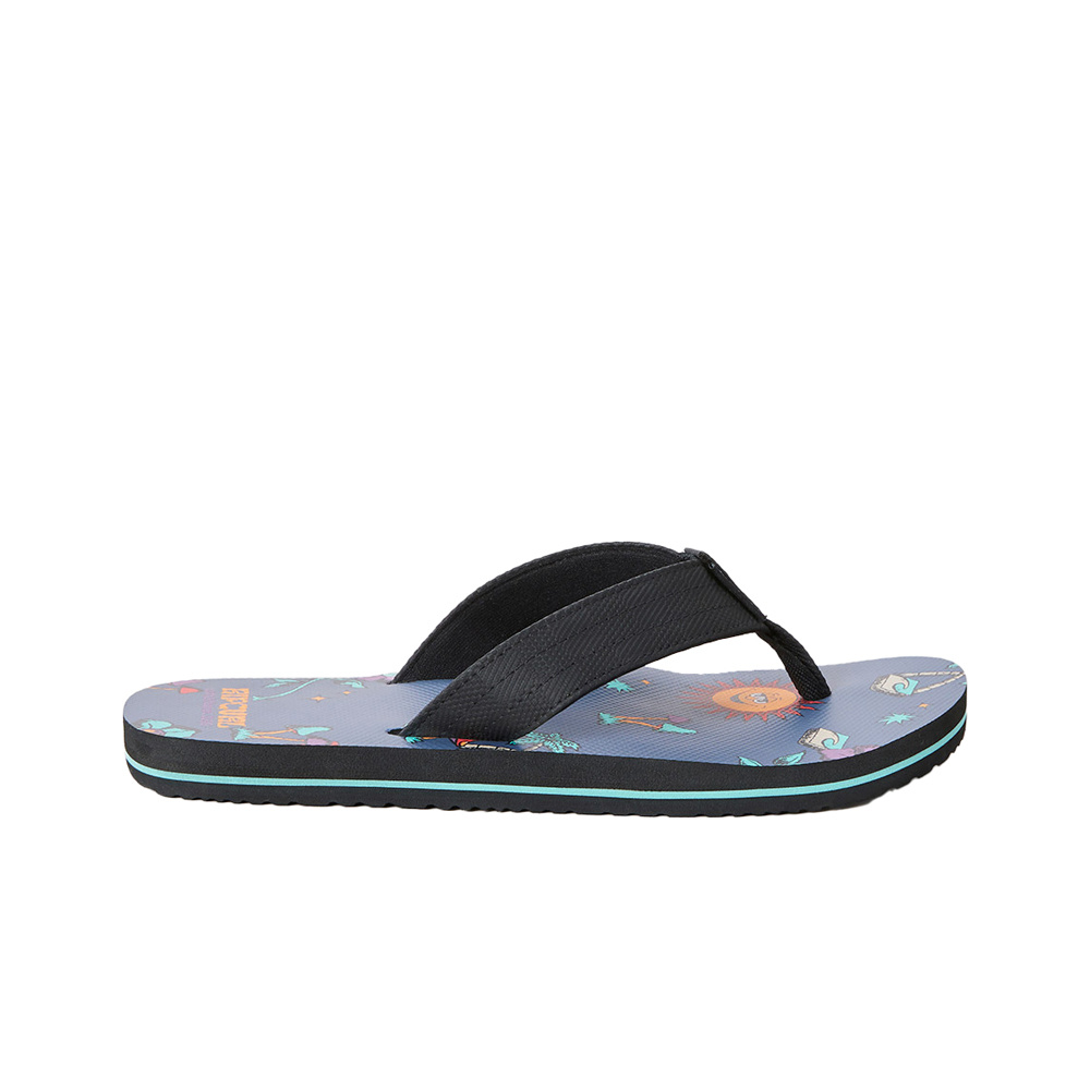 Rip Curl chanclas niño RIPPER OPEN TOE - BOY lateral exterior