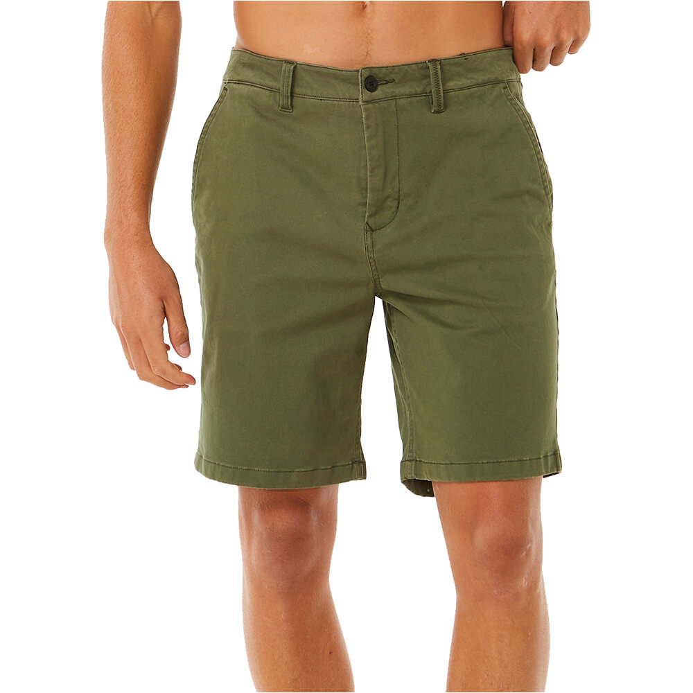 Rip Curl bermudas hombre CLASSIC SURF CHINO WALKSHORT vista frontal