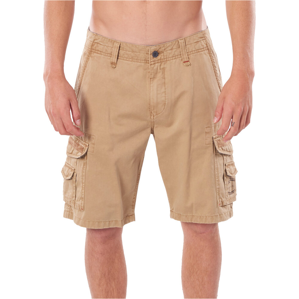 Trail cargo bermudas hombre Verde (36)