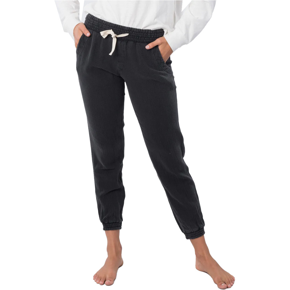 Classic surf pantalón mujer Negro (M)