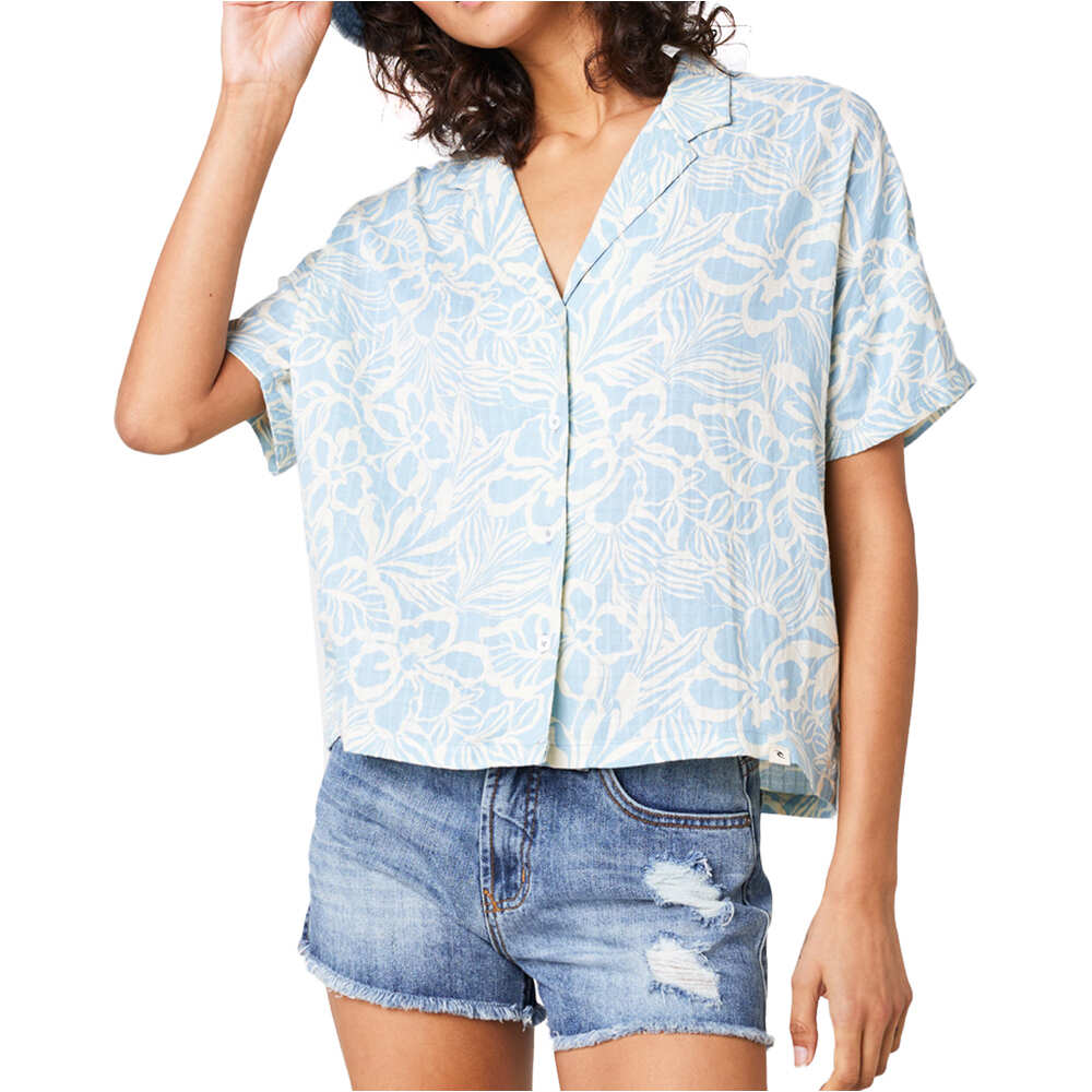Rip Curl sunchaser camisa manga corta mujer