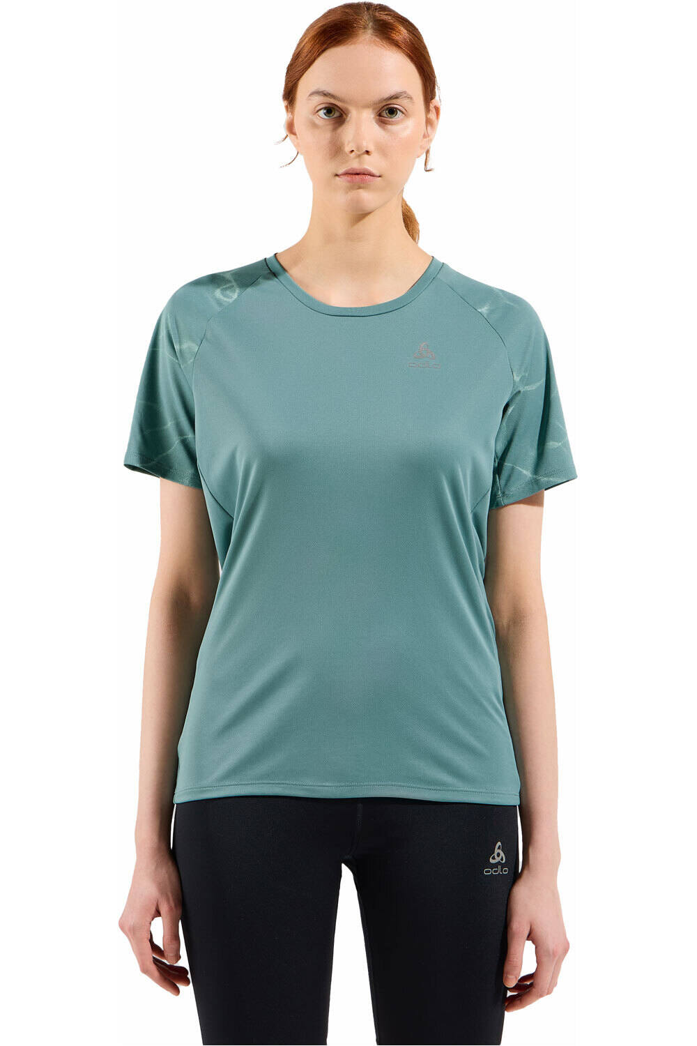 Essential camiseta entrenamiento manga corta mujer Beige (XS)