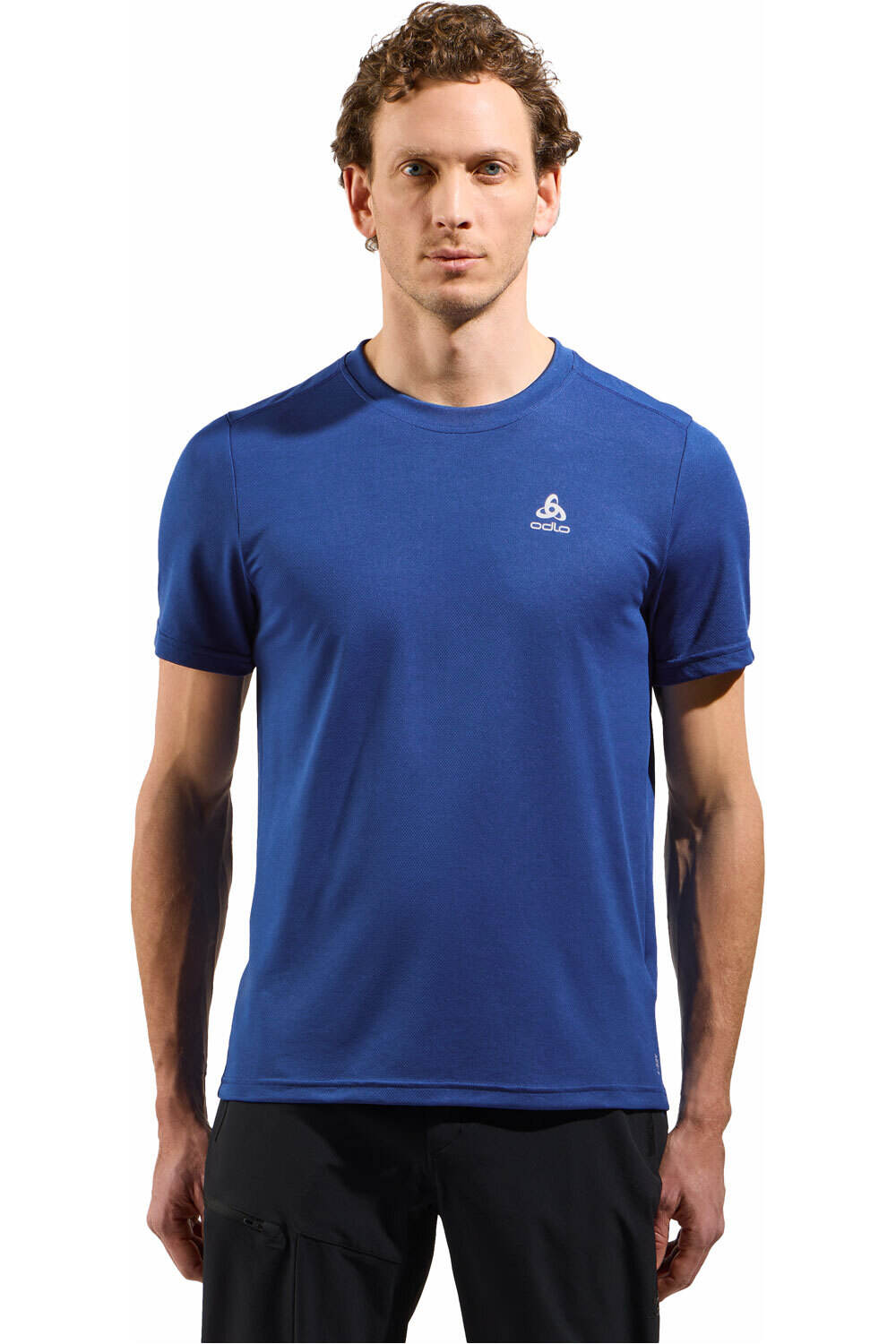 F-dry camiseta montaña manga corta hombre Amarillo (S)