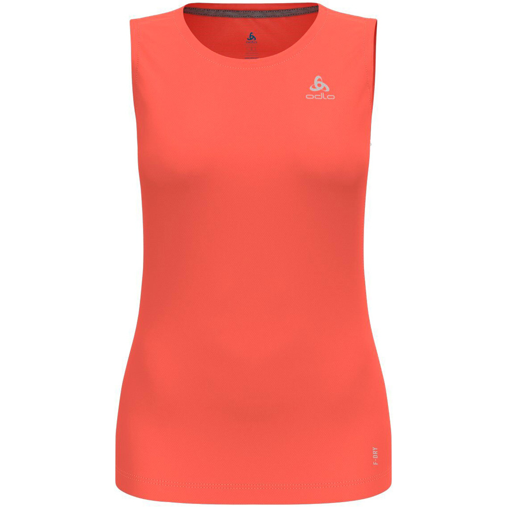 Odlo camiseta tirantes mujer Tank crew neck F-DRY vista frontal