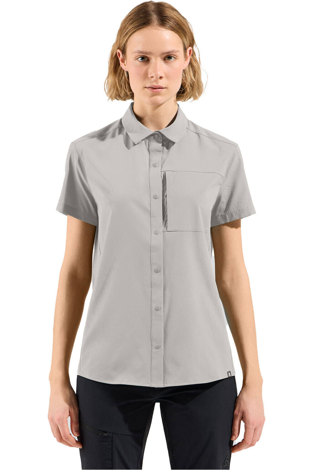 Essential camiseta montaña manga corta mujer Gris (M)