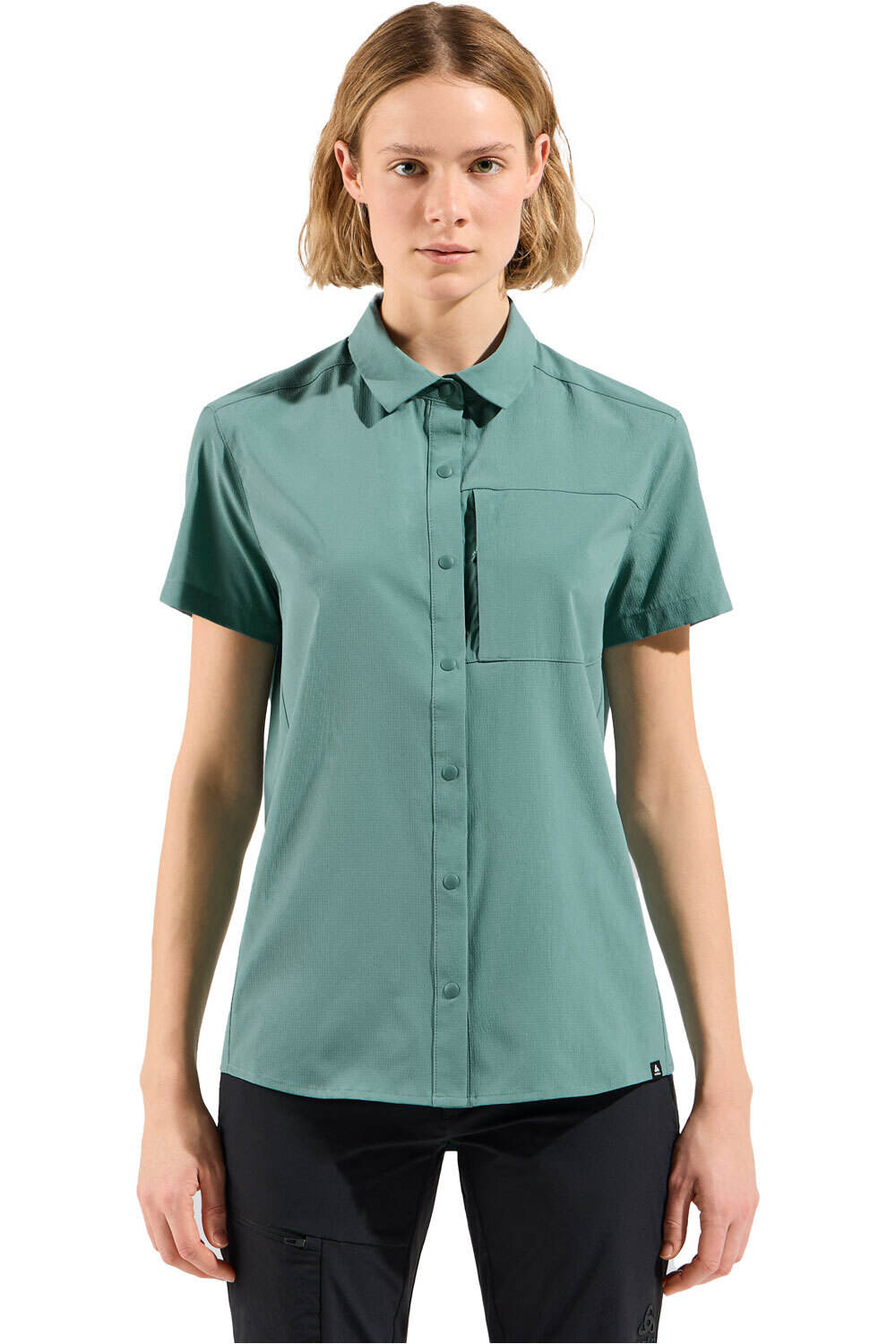 Essential camiseta montaña manga corta mujer Beige (XL)