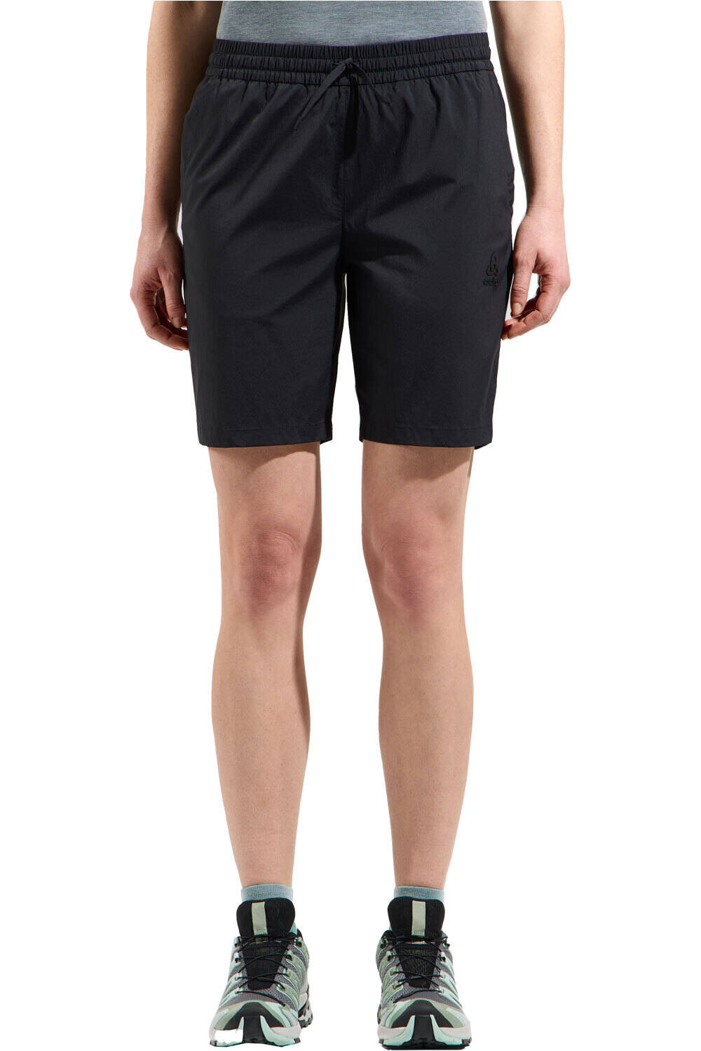 Essential pantalón corto montaña mujer Negro (38)