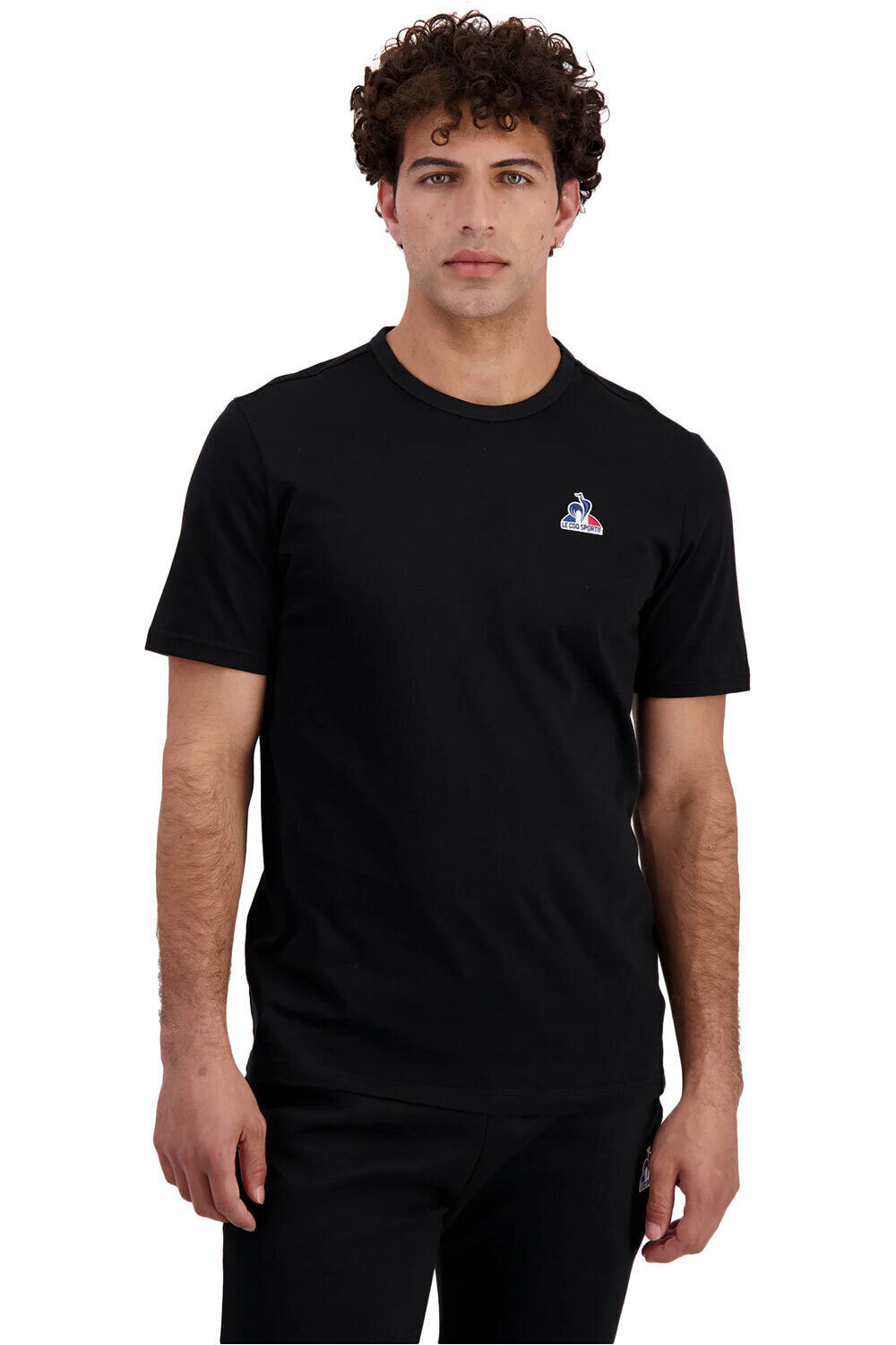 Essentials camiseta manga corta hombre Negro (XL)
