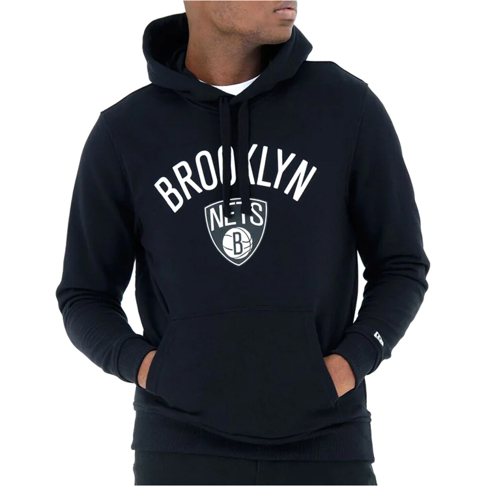 Brooklyn nets sudadera baloncesto Negro (L)