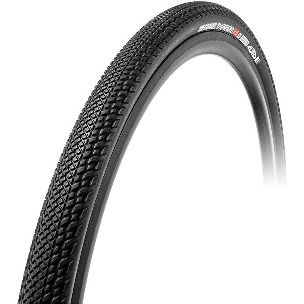Gravel thundero 700x48c cubiertas bicicleta paseo Negro (UNICA)
