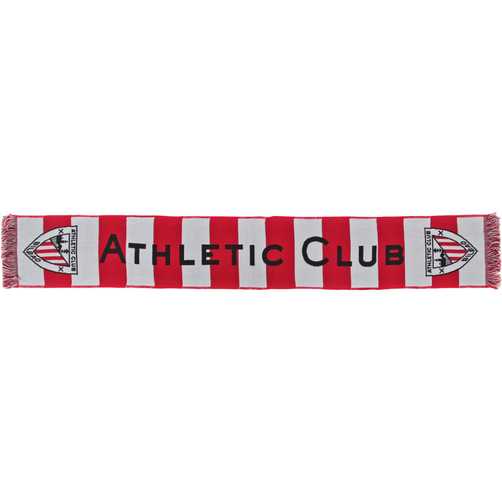 Athletic Club bufanda bicolor merchandaising equipos de fútbol oficiales