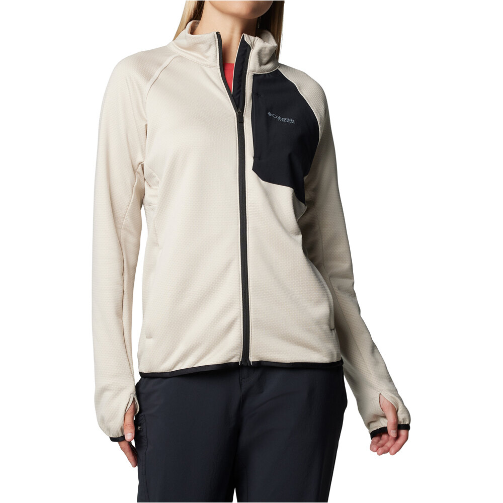 Triple canyon grid forro polar mujer (M)