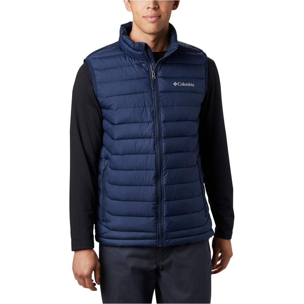 Powder lite ii chaleco outdoor hombre Marino (L)