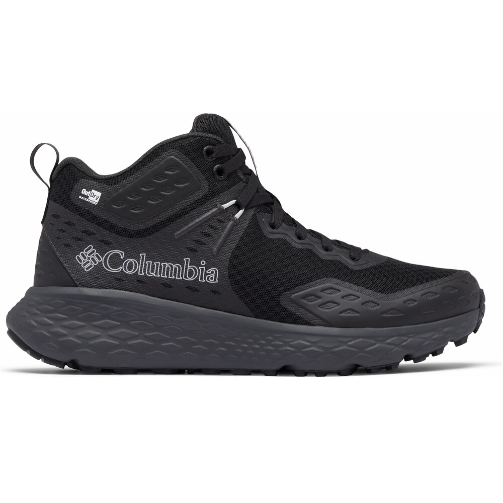 Konos trs outdry mid bota trekking hombre Negro (42,5)