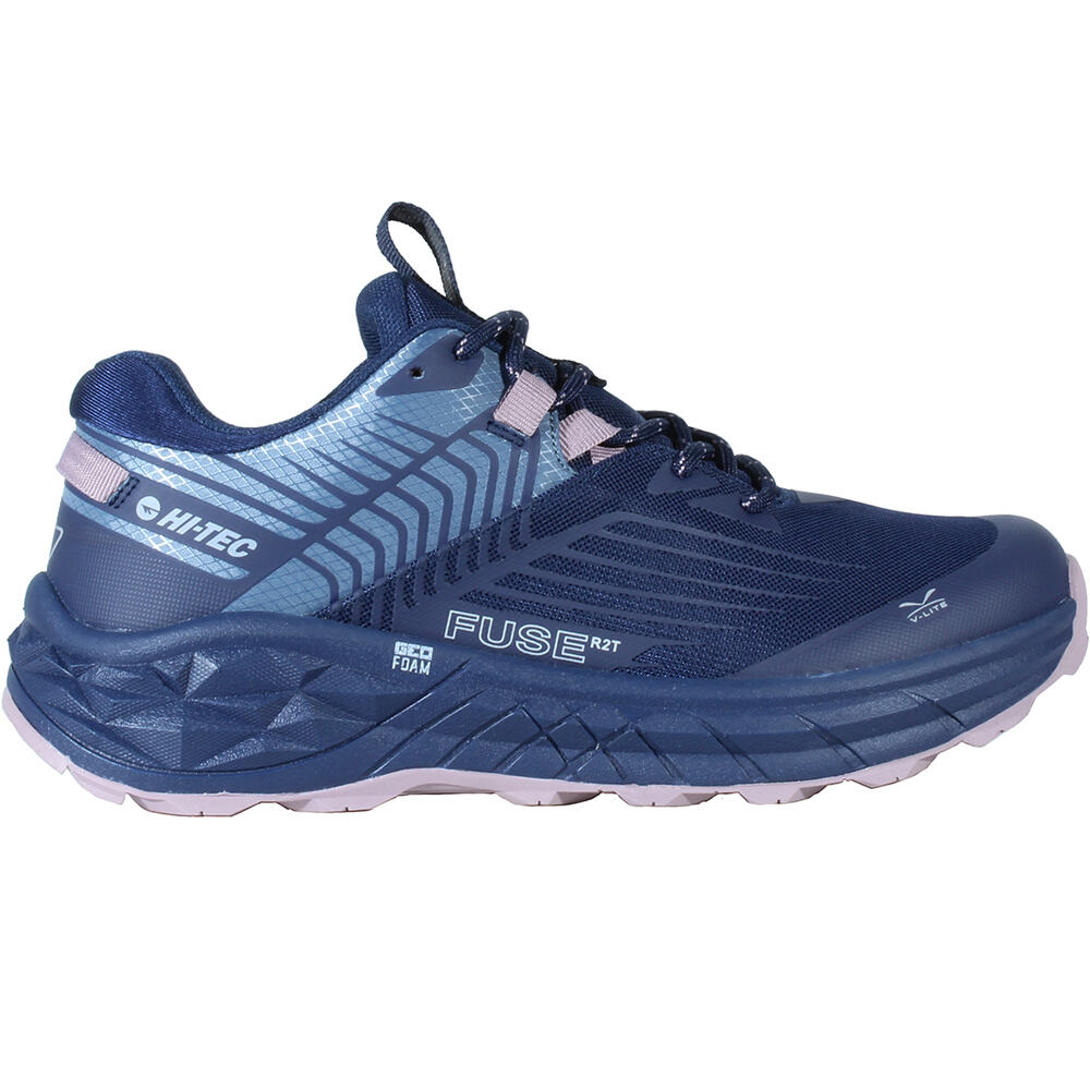 Geo fuse trail zapatilla trekking mujer Azul (37)