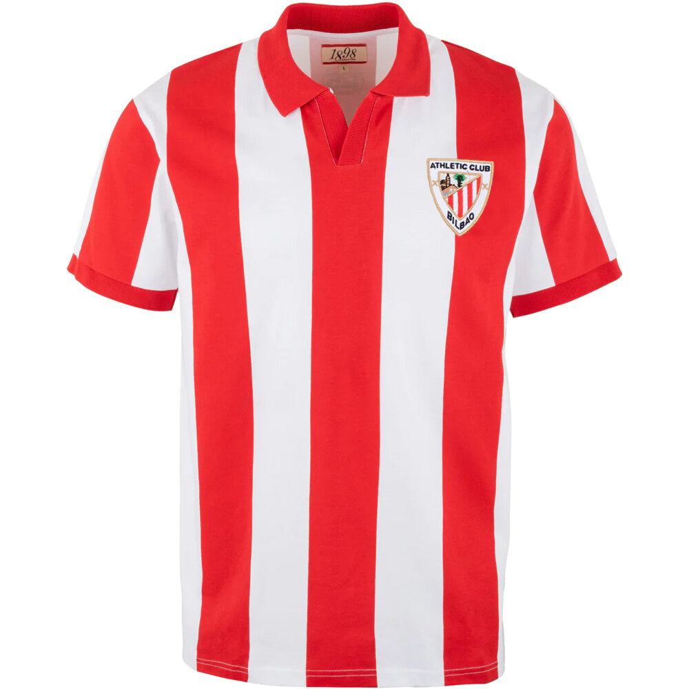 Athletic Club camiseta de fútbol oficiales CAM M/C EUROPA  RJ BL vista frontal