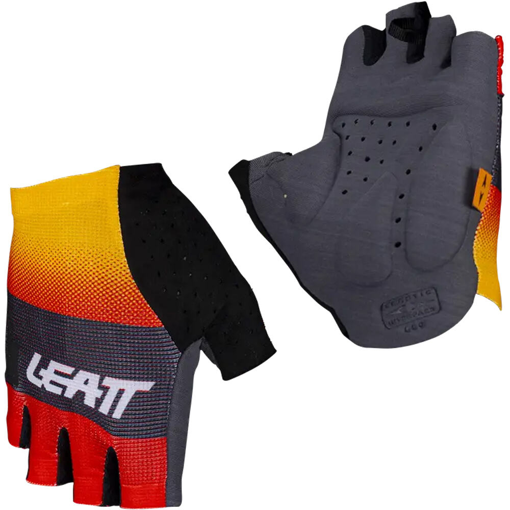 Mtb 50 endurance guantes cortos ciclismo Rojo