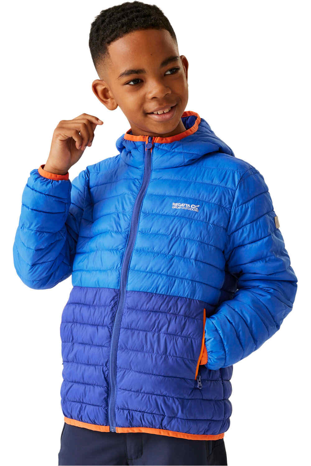 Regatta chaqueta outdoor niño Jnr Hood Hill packII vista frontal