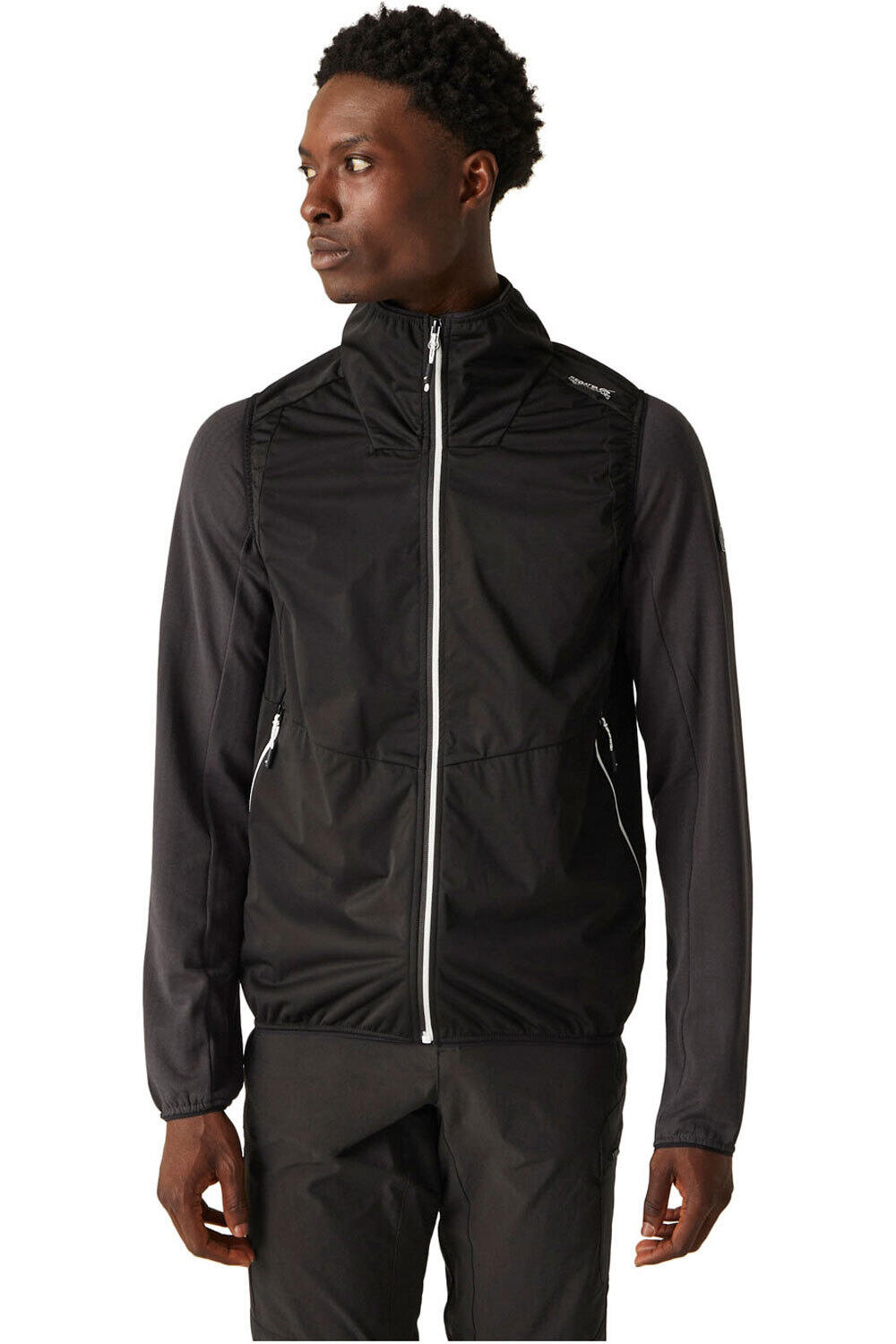Lankin vi chaleco outdoor hombre Negro (M)