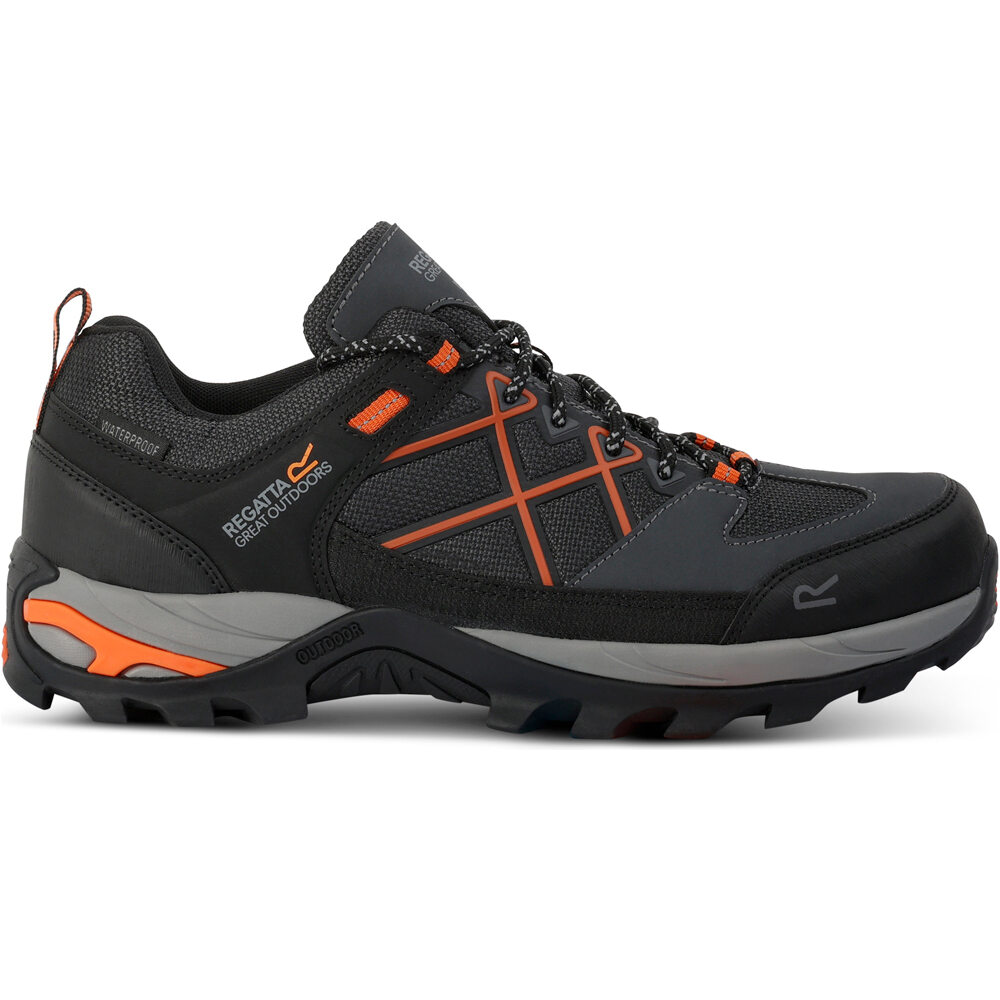 Samaris iii low zapatilla trekking hombre Gris (42)