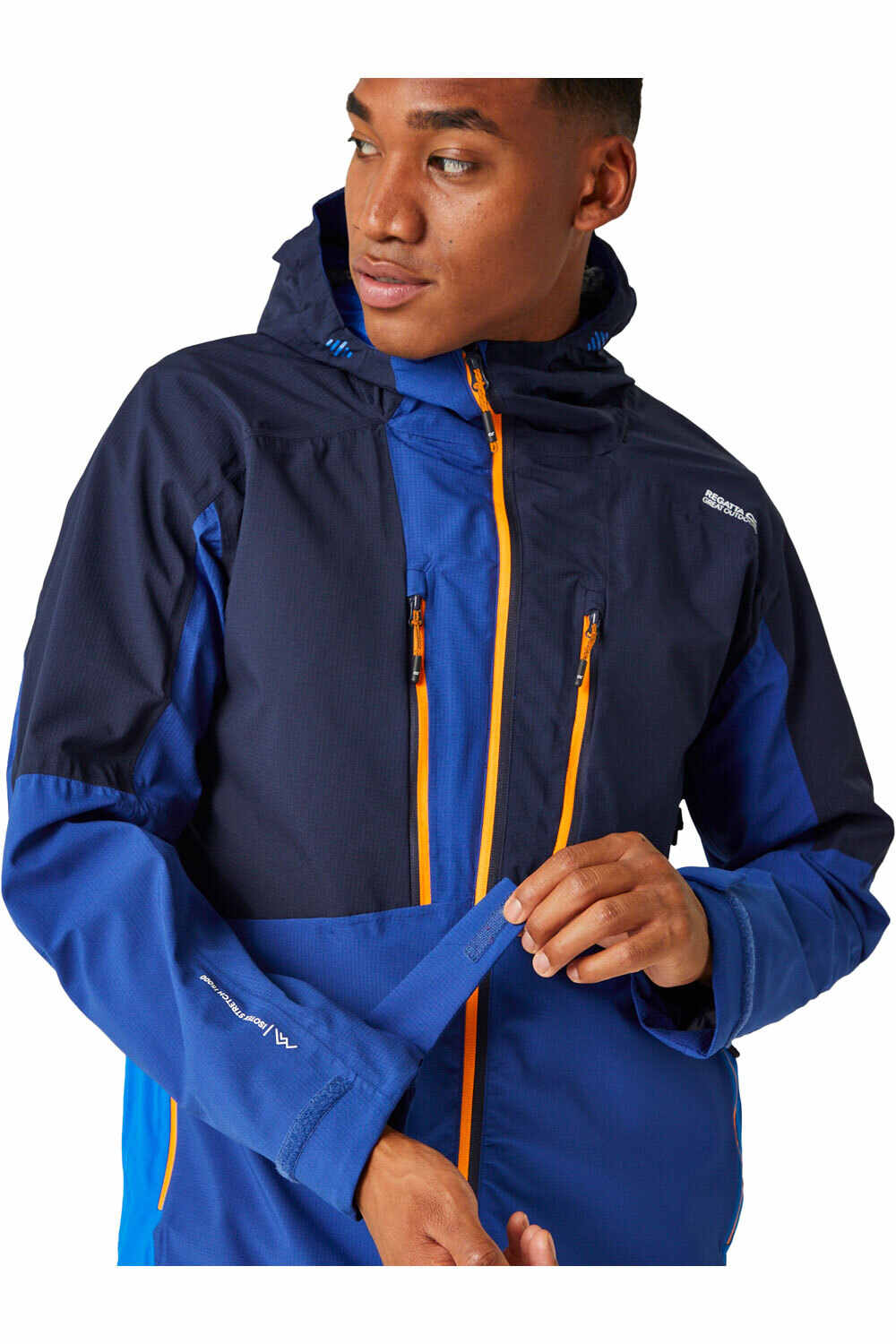 Regatta chaqueta impermeable hombre Raddick II vista detalle