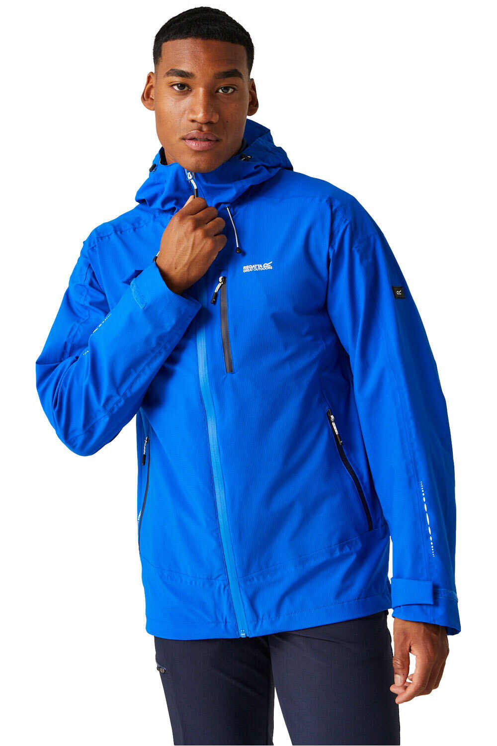 Okara chaqueta impermeable hombre Azul (XXL)