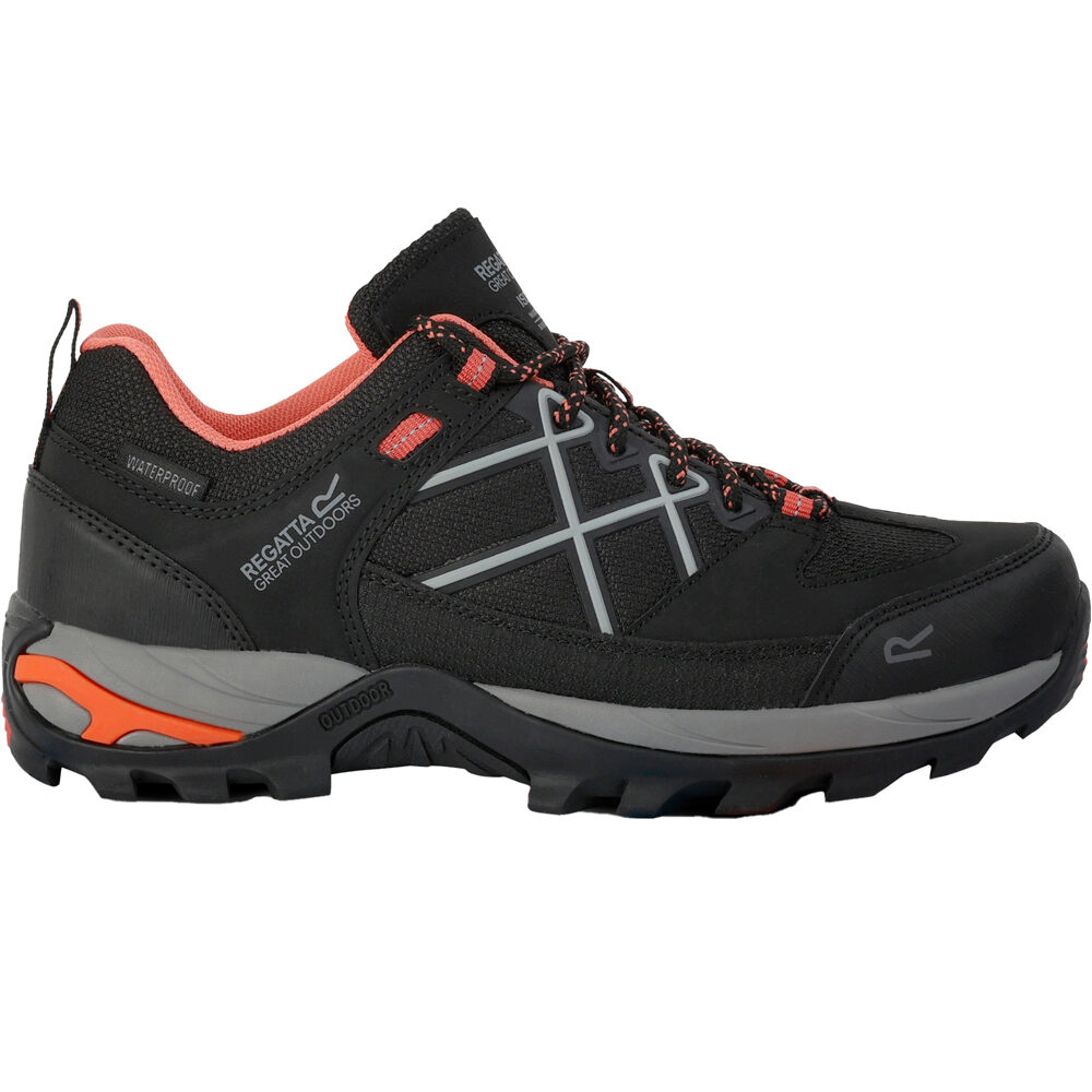 Lady samaris iii low zapatilla trekking mujer Negro (38)