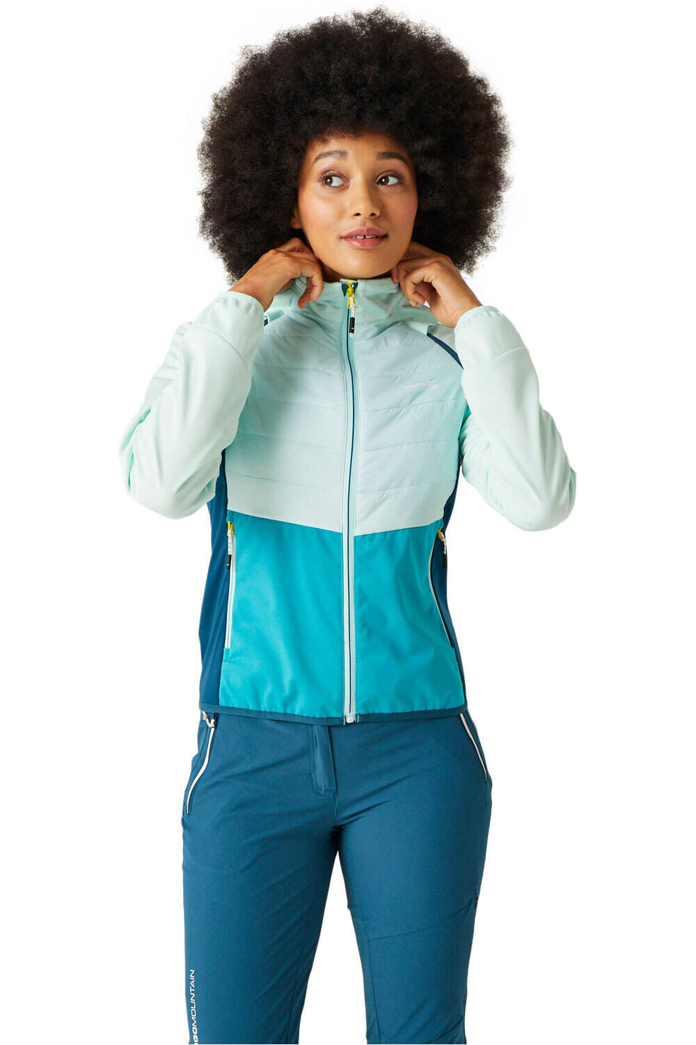 Steren ii hybrid chaqueta softshell mujer Verde (20)