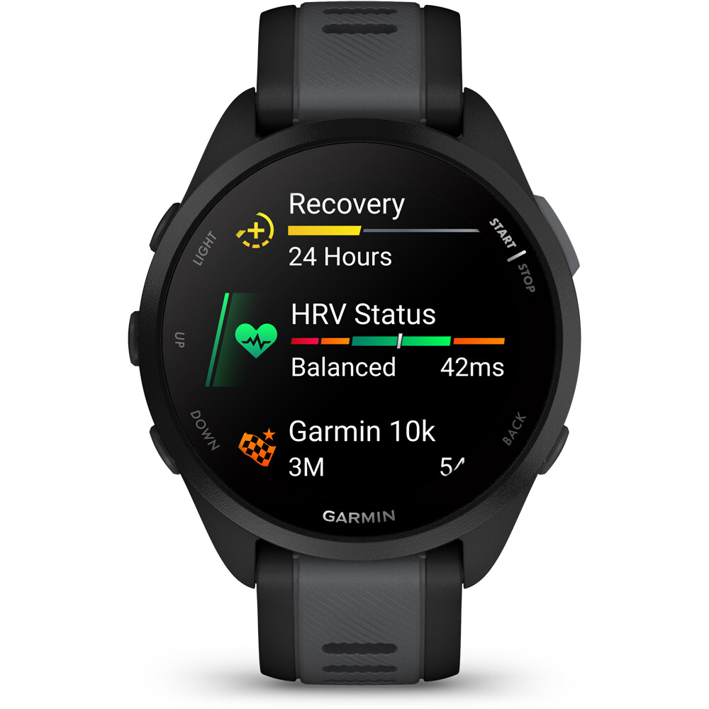 Garmin pulsómetros con gps Forerunner 165 Music 02