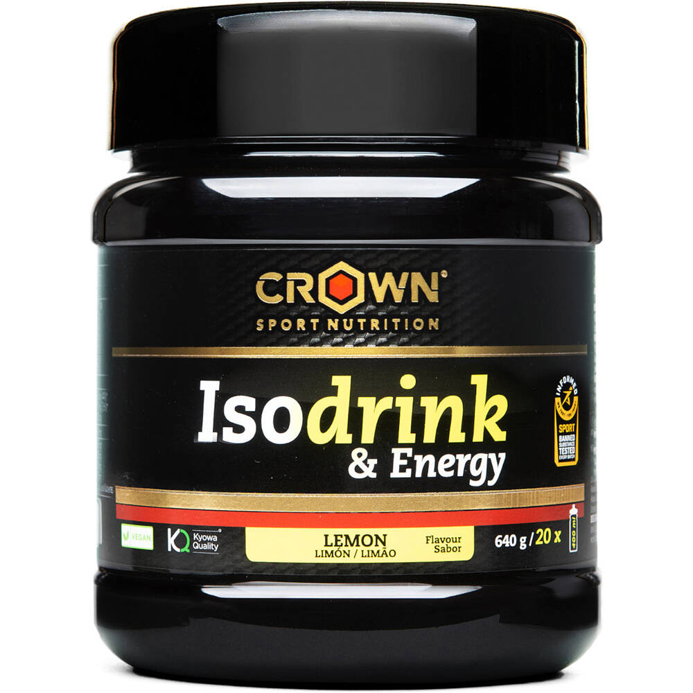Crown Sport Nutrition hidratación Isodrink & Energy vista frontal