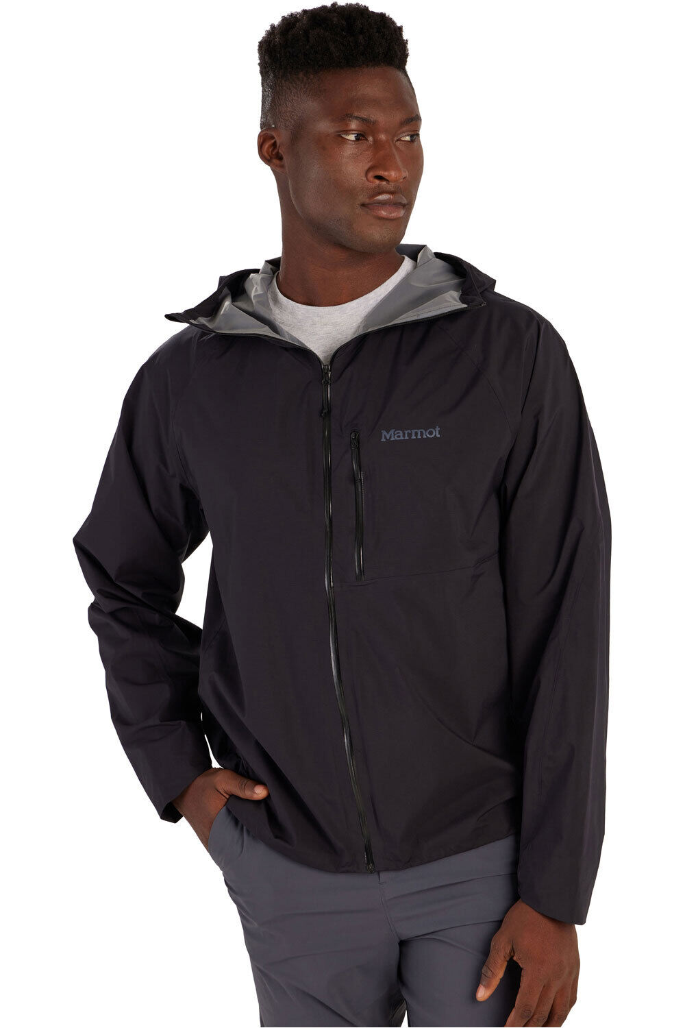 Marmot superalloy bio chaqueta impermeable hombre