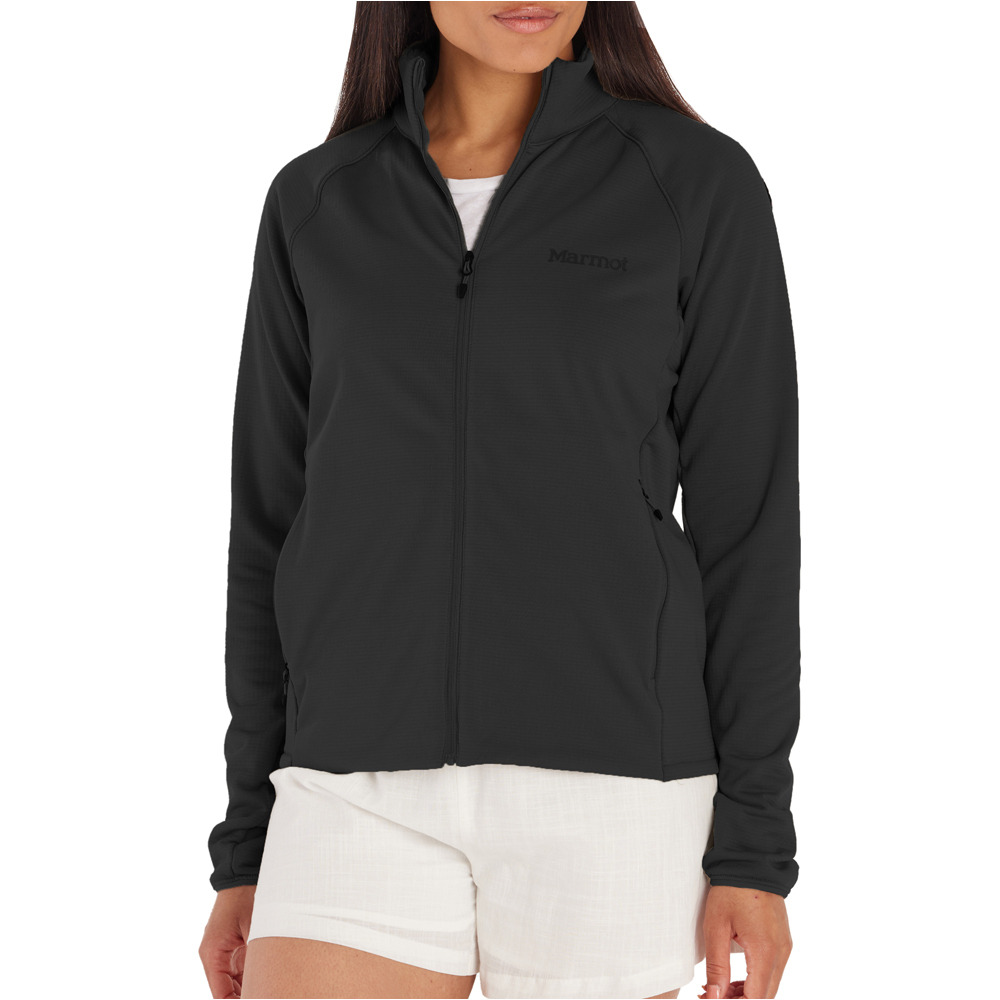 Leconte forro polar mujer Negro (S)