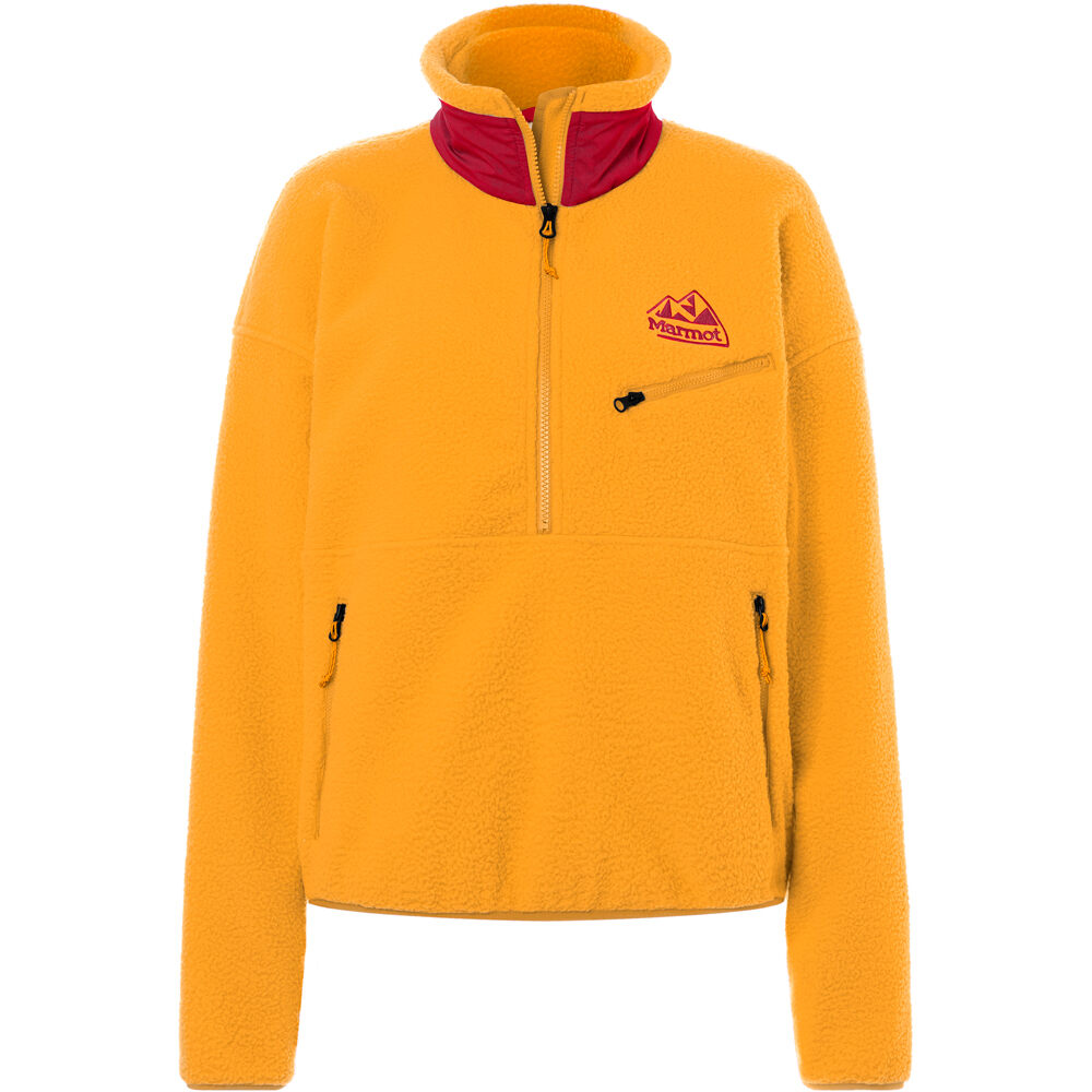Eco recycled forro polar mujer Amarillo (L)