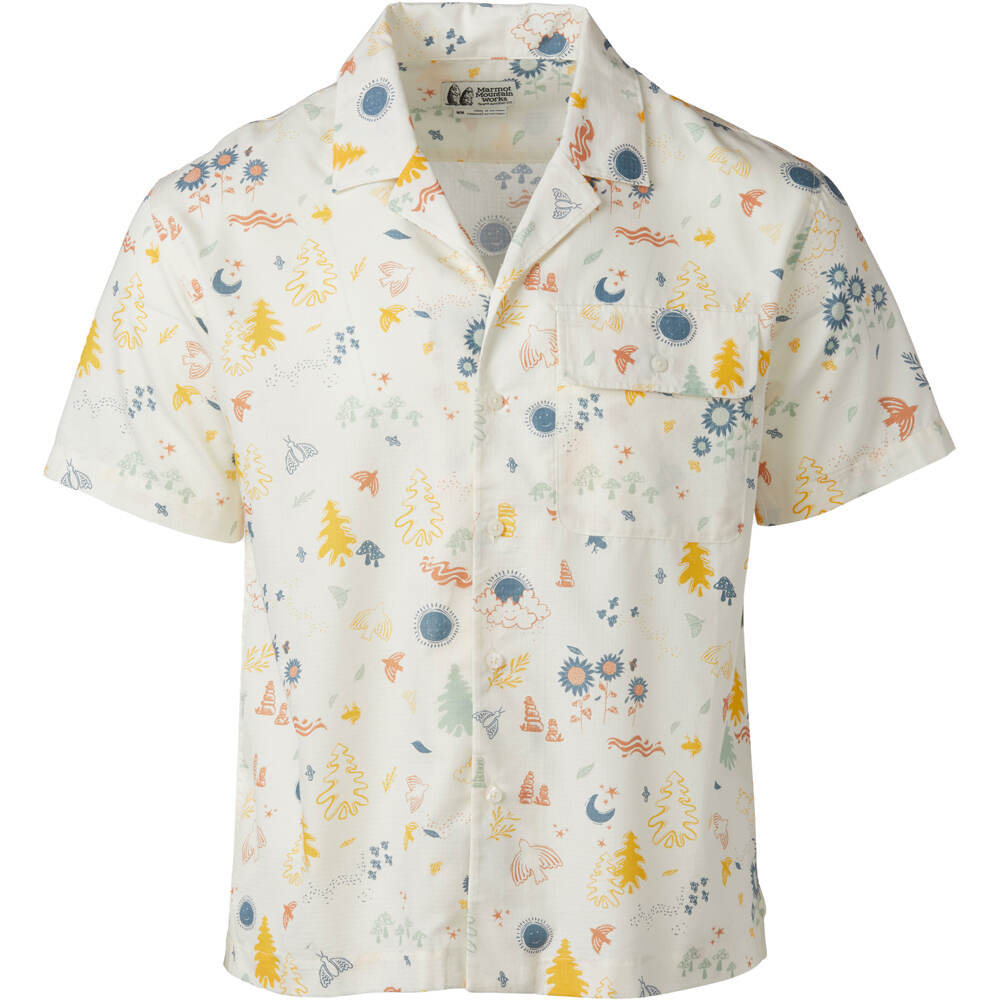 Muir camp novelty camisa montaña manga corta hombre (L)