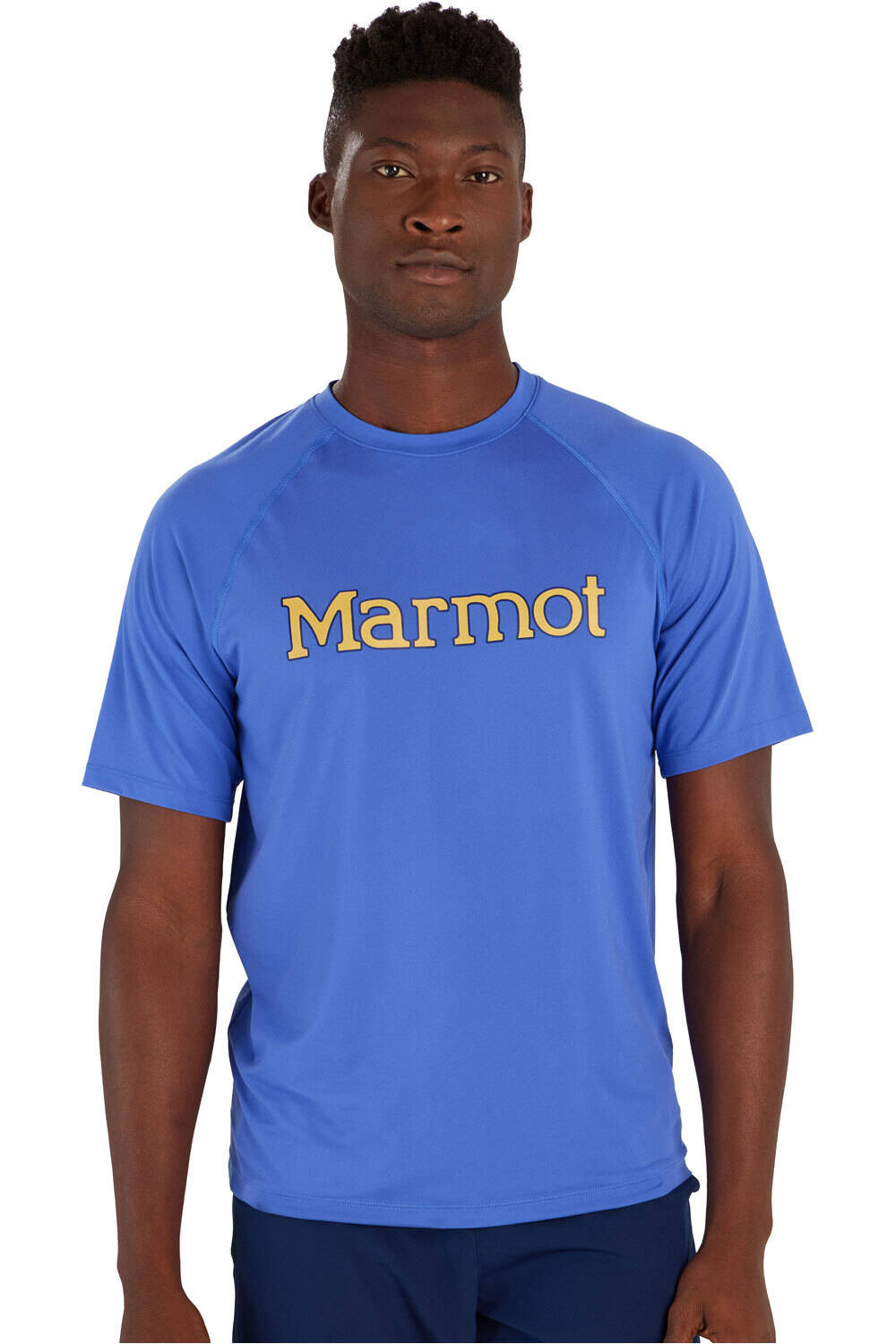 Marmot camiseta montaña manga corta hombre Windridge Graphic SS vista frontal
