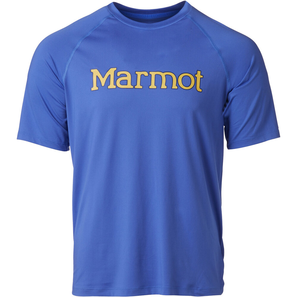 Marmot camiseta montaña manga corta hombre Windridge Graphic SS vista detalle