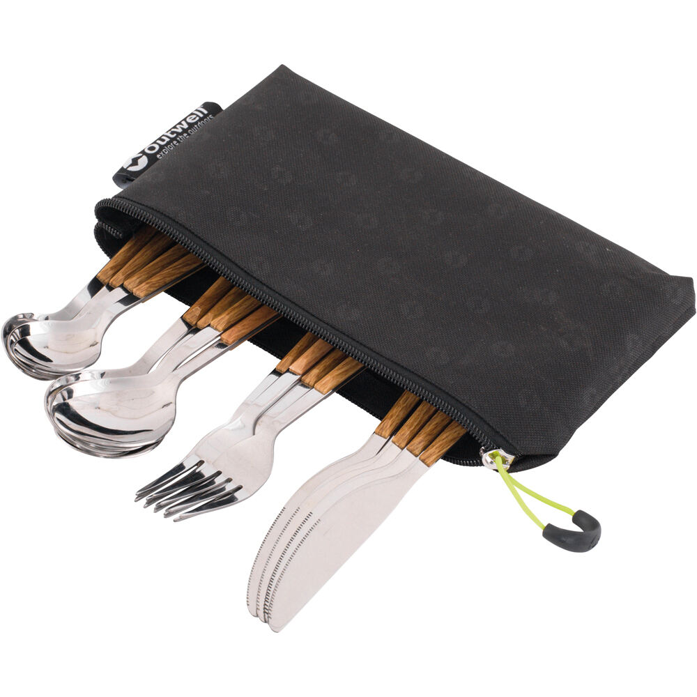 Outwell pouch cutlery set deluxe cubiertos montaña