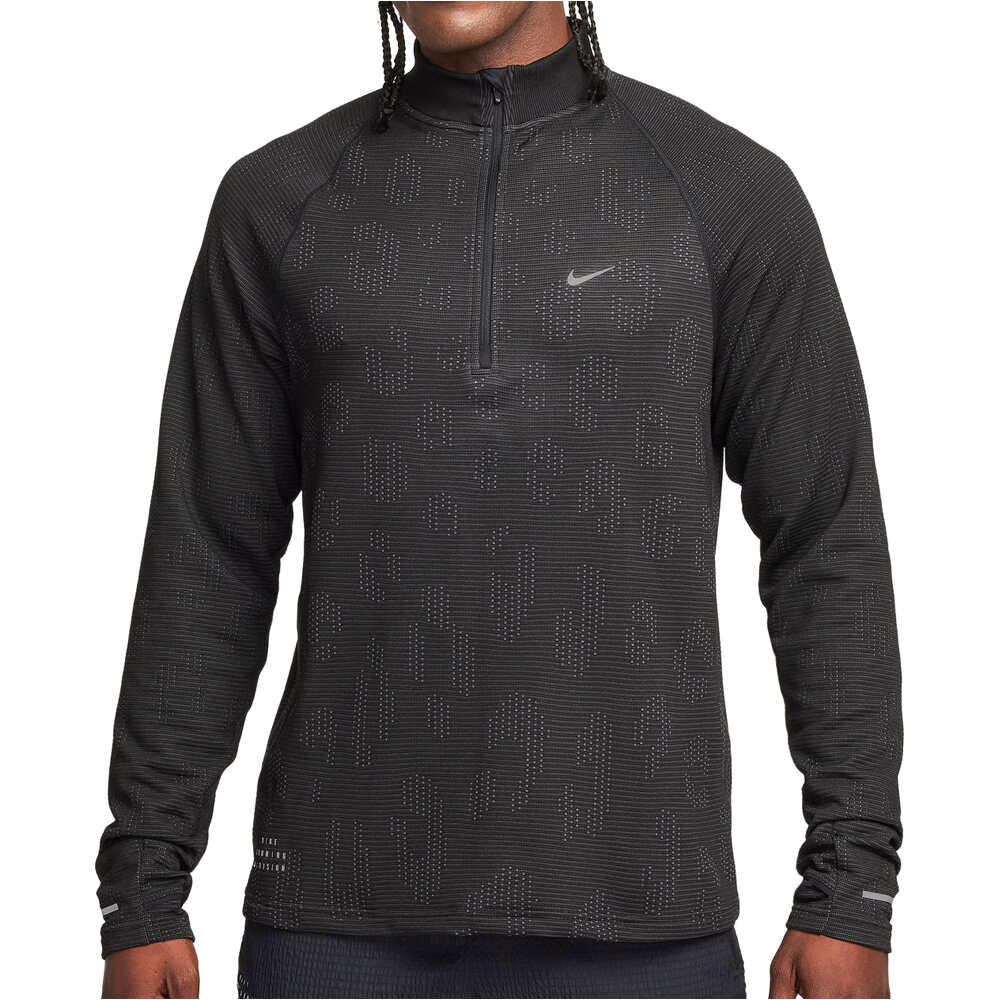 Nike pinnacle running division camiseta técnica manga larga hombre
