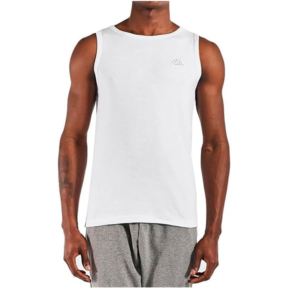 Carsenac camiseta tirantes hombre Blanco (XXL)