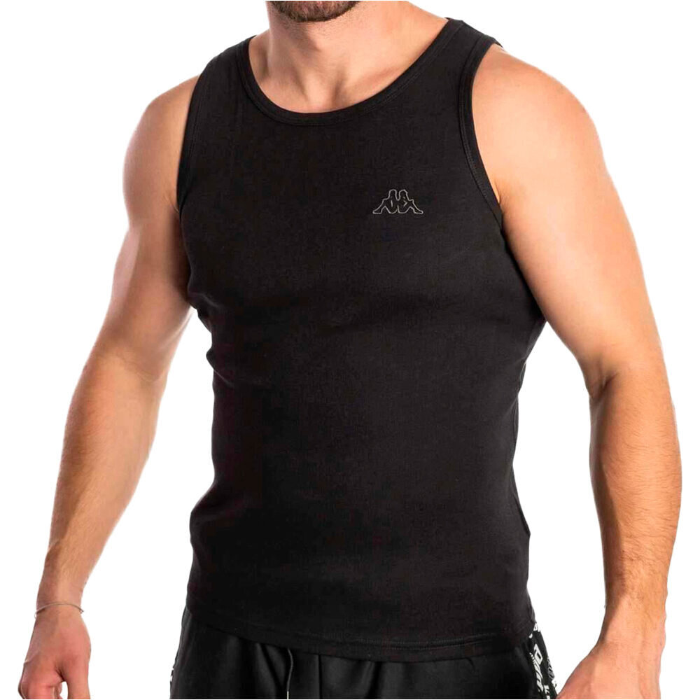 Carsenac camiseta tirantes hombre Negro (L)