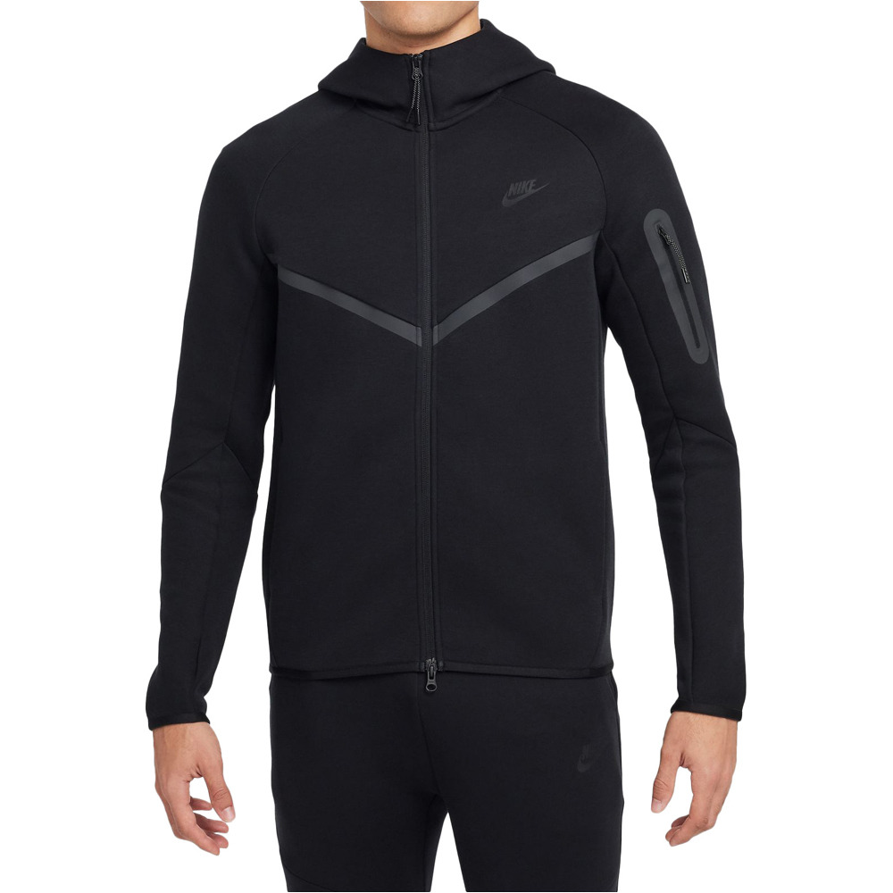 Tech windrunner sudadera hombre Negro (L)