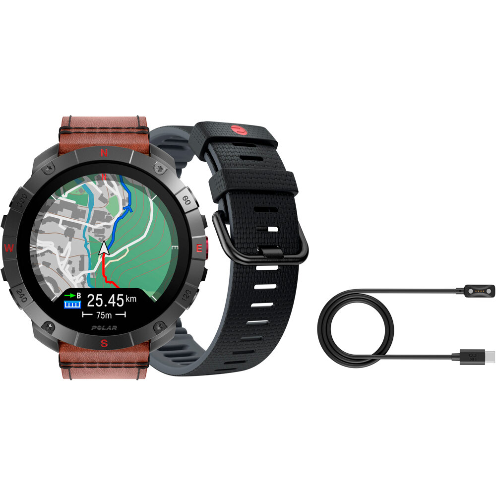 Polar Unisex Zafiro Grit X2 Pro Titan M/L Pulsómetros Con Gps Unica