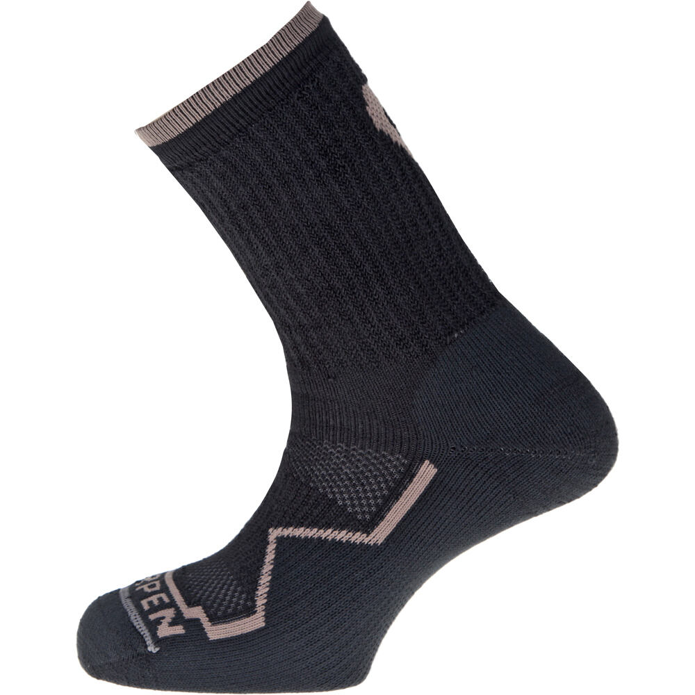Ethf ecotherm hiker calcetines montaña Negro (S)