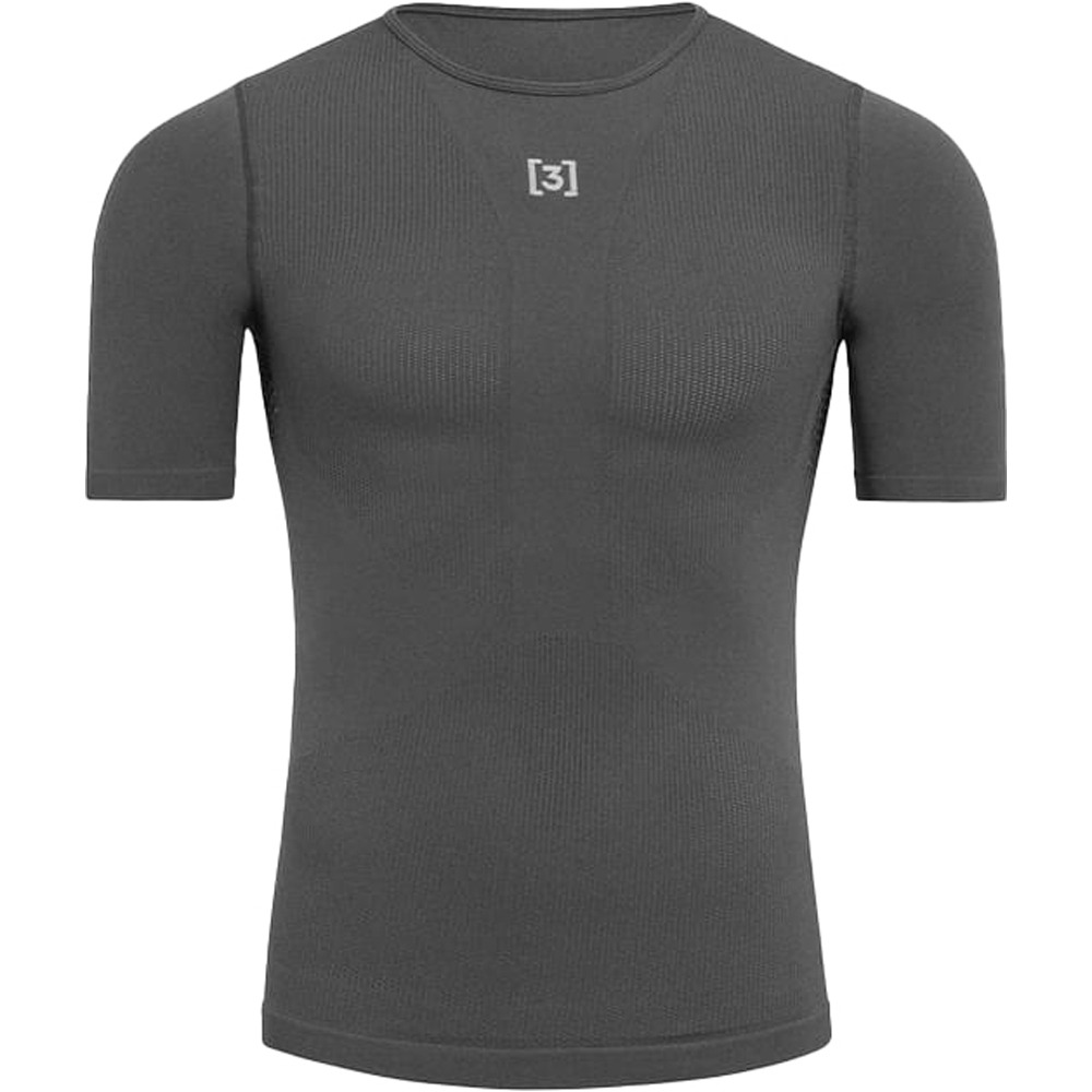 Seamless base layer camiseta térmica manga corta Gris (L)