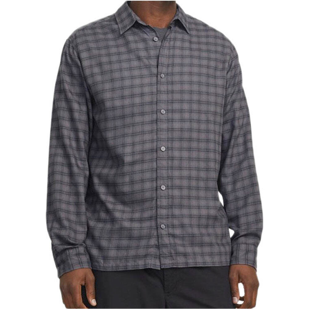 Charlie camisa manga larga hombre Marron